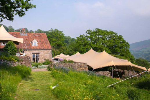 Beige Stretch tents